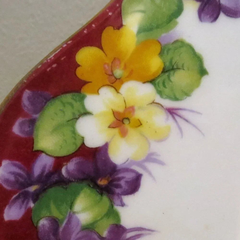 Paragon Spring Melody Cake Serving Plate Double Warrant Fine Bone China England - Picture 4 of 5